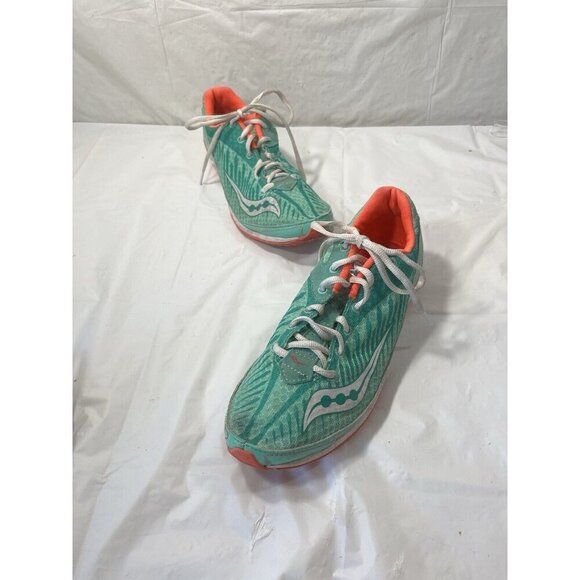 Saucony Kilkenny XC5 SPI Track Cleats Women's Size 9.5 Aqua Coral - Picture 16 of 16
